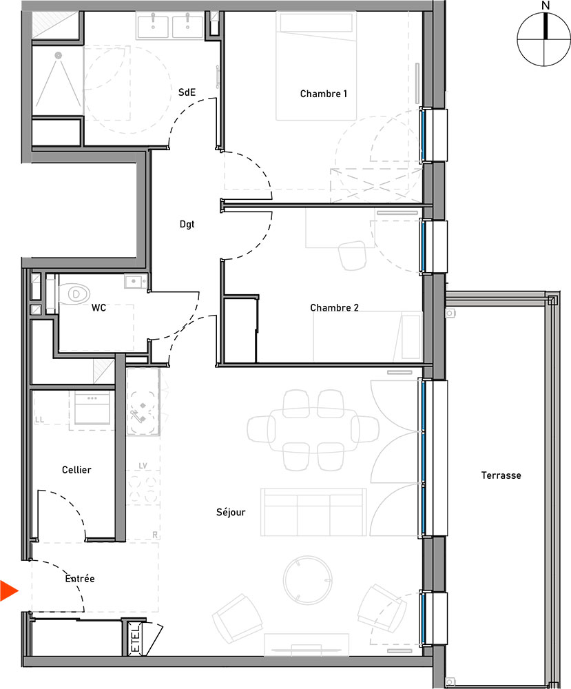 Bâtiment A - Lot A101