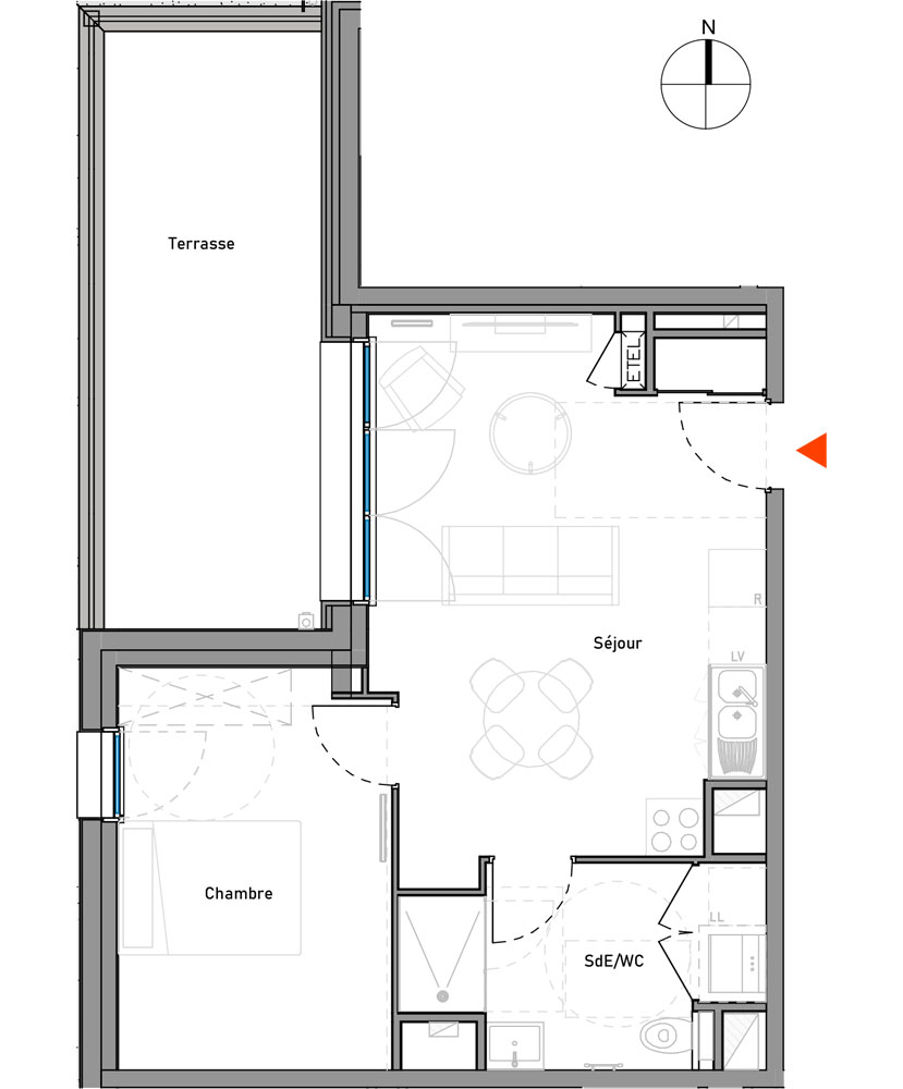Bâtiment A - Lot A104