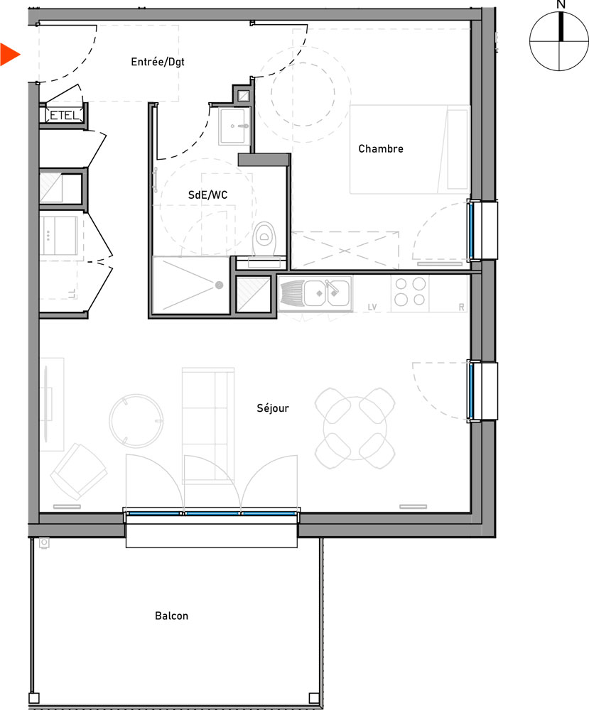 Bâtiment A - Lot A204