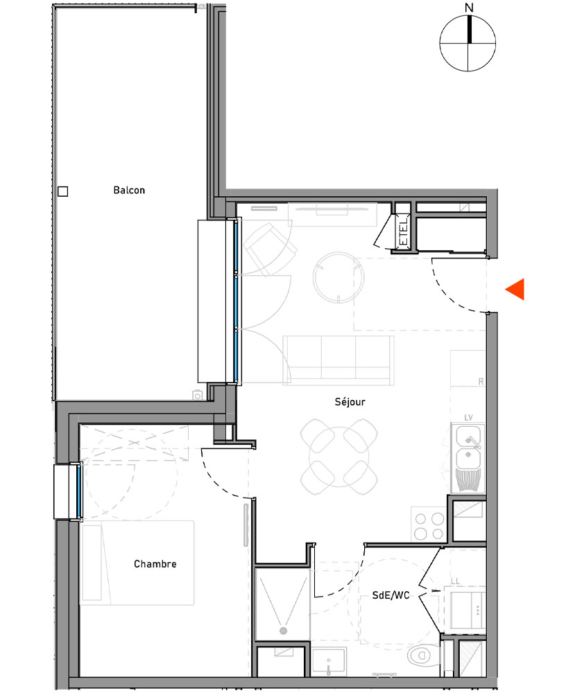 Bâtiment A - Lot A206