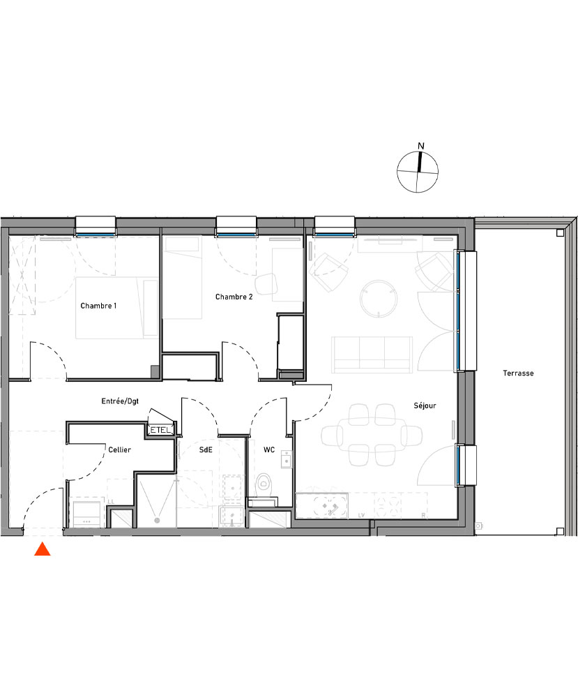 Bâtiment B - Lot B 103