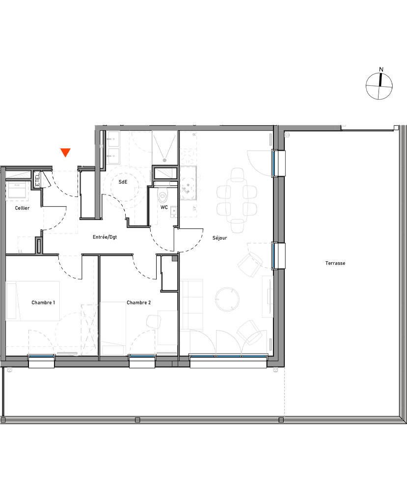 Bâtiment B - Lot B 104