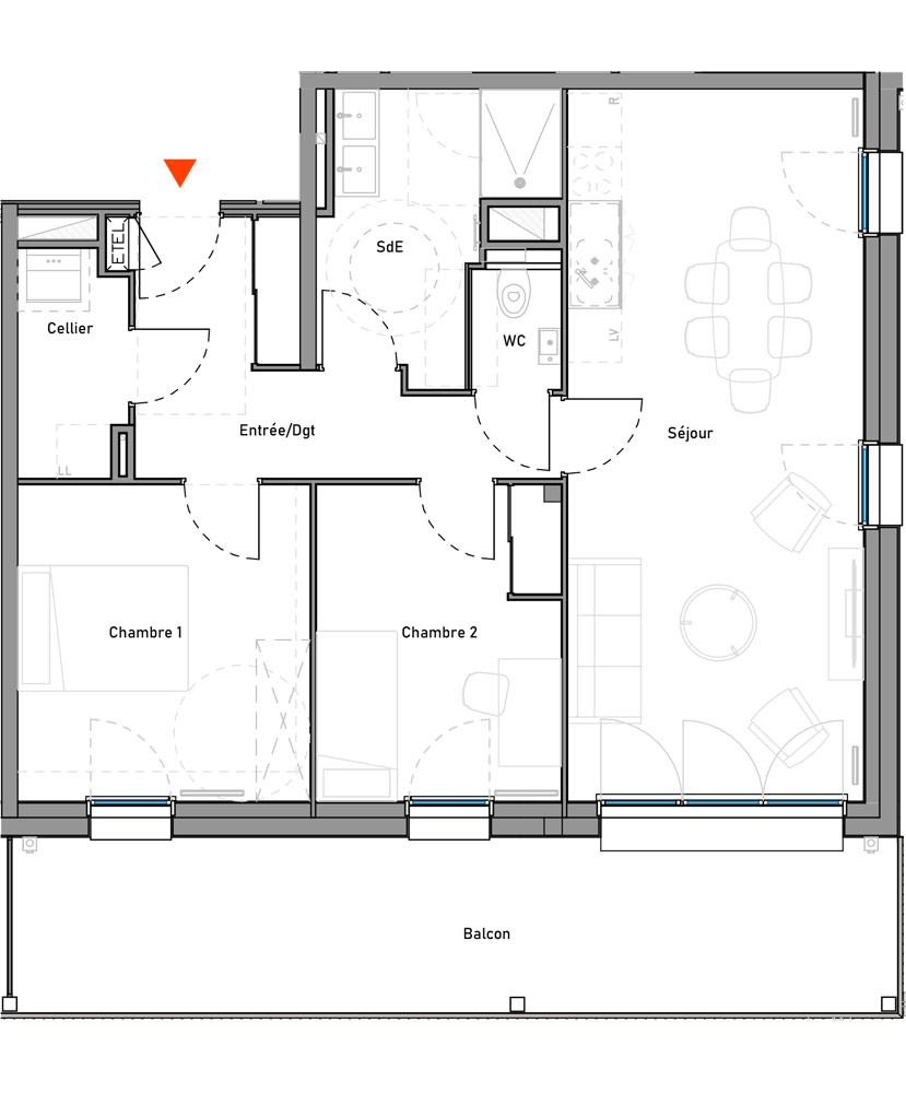 Bâtiment B - Lot B 204