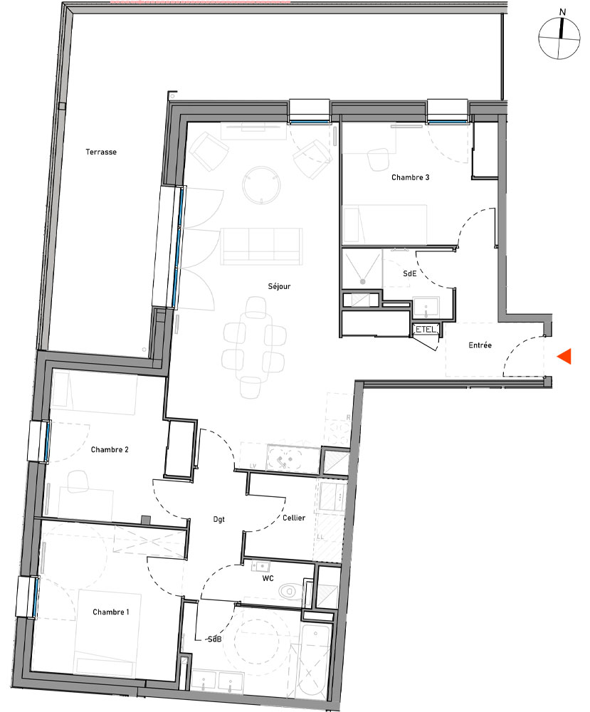 Bâtiment B - Lot B 207