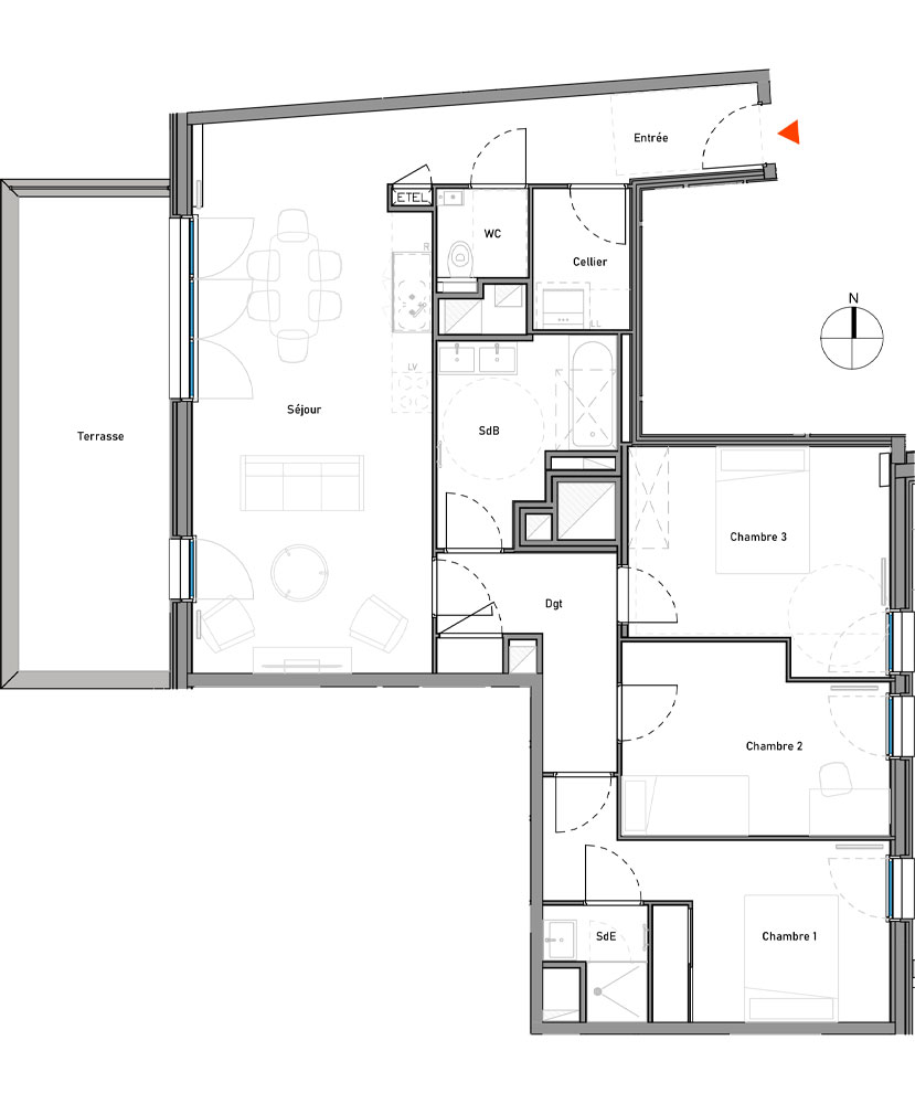 Bâtiment B - Lot B 303