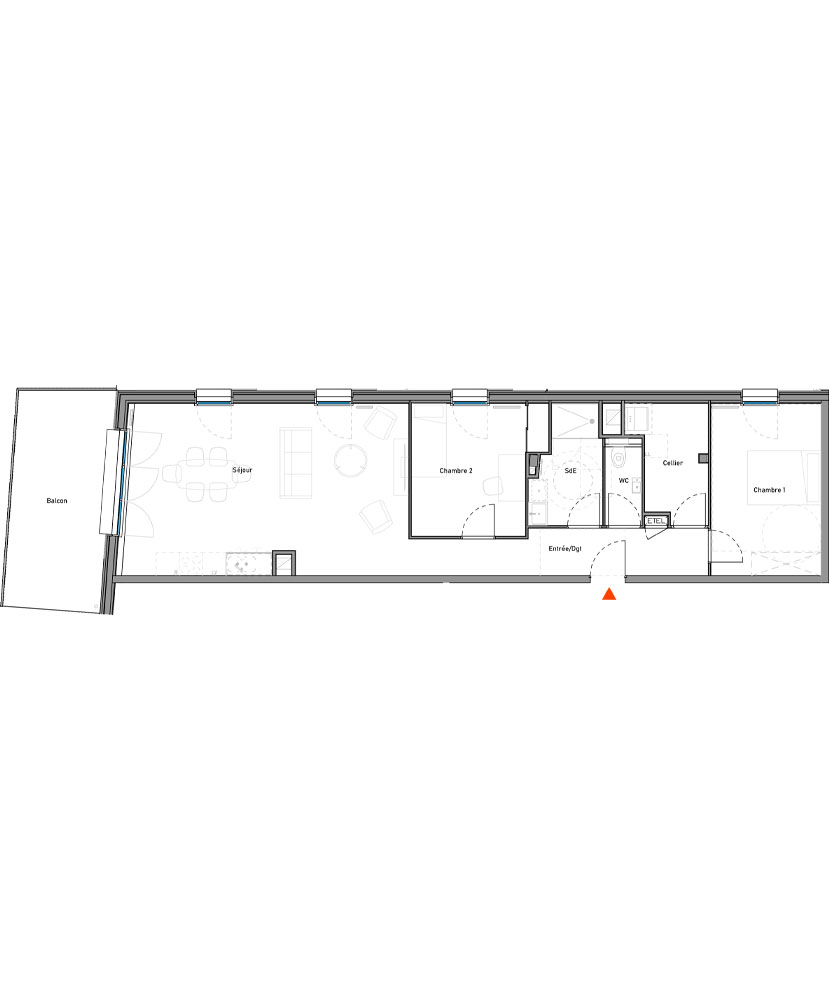 Bâtiment B - Lot B 304